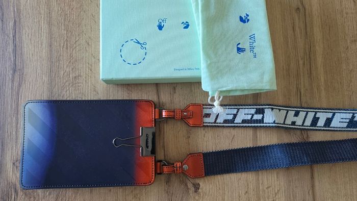 Off-White binder phone bag