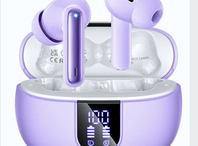 Wireless Earphones Bluetooth 5.3 in Ear with 4 Mic ENC Calls Noise Cancelling -A60PRO