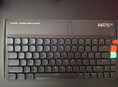 NuPhy Air75 V3 Wired/Wireless Mechanical Keyboard (keyboard only)