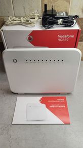 Vodafone HG 659 Modem with Huawei Power Adaptor