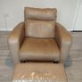 Natuzzi Leather Recliner Image 6