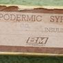 Vintage Top Surgical Hypodermic Syringe  Glass British 1930 Image 7