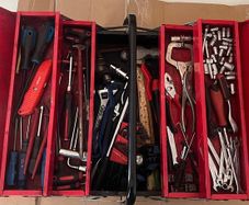 Tool box with tools