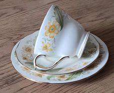 Vintage Duchess Greensleeves Tea Trio Set