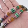 Vintage Venetian African Style Mix Glass Beads Necklace Image 5