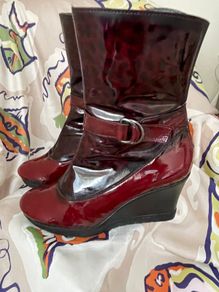 Jose Saenz Leather Wedges
