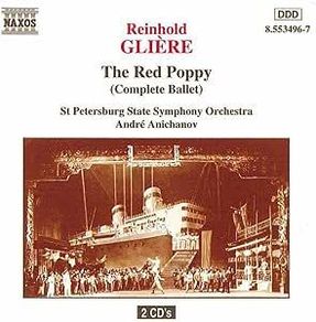 Free Postage! Gliere. The Red Poppy. 2 x CD.