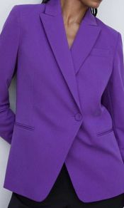 Mango Voilet Blazer. New