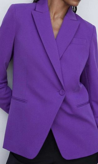 Mango Voilet Blazer. New