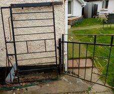 wrought iron gate