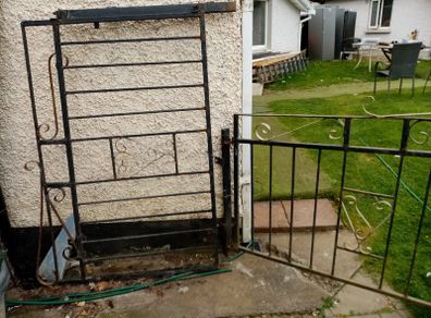 wrought iron gate