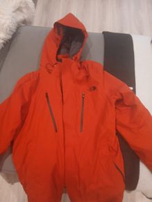 north face mens  red jacket