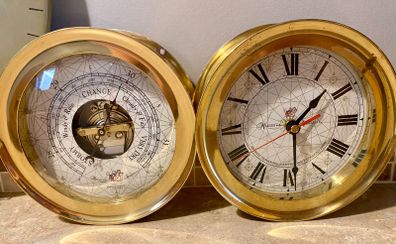 Clock and Barometer Set
