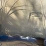 Pair of Modern Transparent Acrylic Dining Chairs Image 5