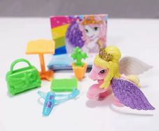 Blind Bag Surprise Pet Crystal Butterfly Princess Unicorn Pony Figure Rare Collection