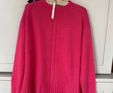 Designer Marbella/emme which is a sister company of designer brand maxmara rose pink wool Jumper BRAND NEW