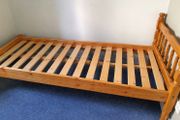 Good Sturdy Single Wooden Bed Frame - Can Deliver