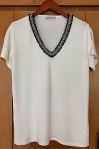 Ladies Ivory Top by Gallery, Dunne's