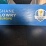 Ryder Cup Memorabilia - Practice Area Sign Shane Lowry Image 5
