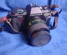 Vintage Pentax P30 35mm Film SLR Camera with 35-70mm Zoom Lens