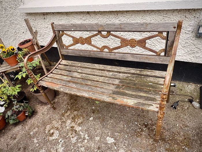 Cast Iron Garden Bench
