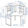 Corner desk with Shelves Image 7