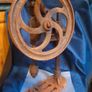 Antique Cast Iron Hand-Crank Pillar Drill / Bench Drill Press Image 3