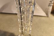 Lead Crystal Bud Vase from Cristal de arques in geometric pattern