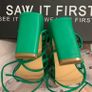 I saw it first green sandals Image 3