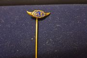 Vintage RAOB Order of Buffaloe Lapel Tie Stick Pin Badge Blue Enamel