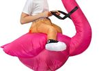 Inflatable Flamingo Costume Fancy Dress for Adult