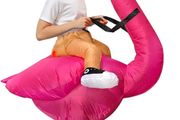 Inflatable Flamingo Costume Fancy Dress for Adult