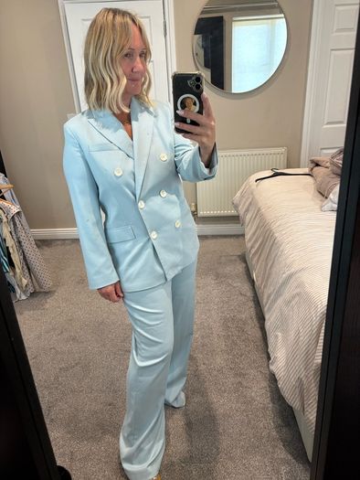 zara suit and top