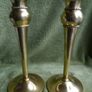 Vintage Solid Brass Pair of Candlestick Holders Image 5