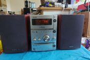 Sony Compact Disc-Tape Deck-Radio Receiver, Model No. HCD-CPZ1, with 2 sony speakers Model SS-CCP)Z1, working perfect and in excellent condition