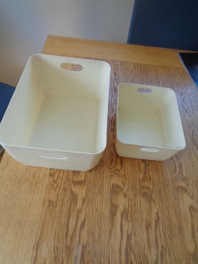Plastic Storage Containers x 2 for Sale