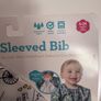 Silicone Bib - Grey Hearts Image 3