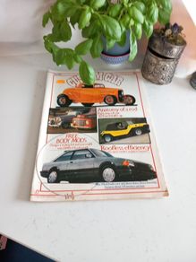Custom Car ,Car Rally Sport Britain Old Car Magazine may 1984  van truck vintage display decor book