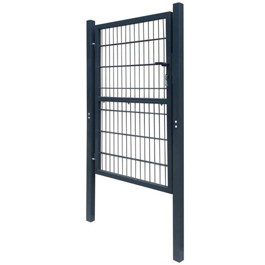 2D Fence Gate (Single) Anthracite Grey 106 x 230 cm