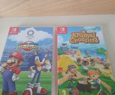 Nintendo Switch Games Animal Crossing & Mario each