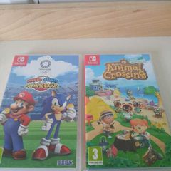 Nintendo Switch Games Animal Crossing & Mario each