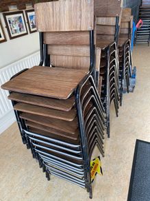 Wooden chairs