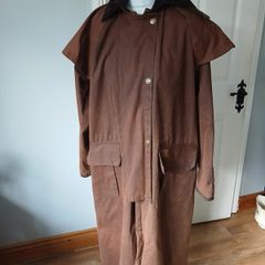 toggi long waxed coat