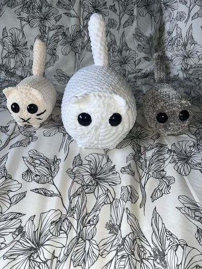 hand made crochet plush plushies