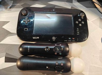 Wii U and 2x Sony Motion controllers