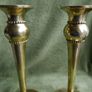 Vintage Solid Brass Pair of Candlestick Holders Image 3