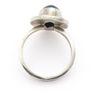 925 Vintage Sterling Silver Marquise Kyanite Ring Image 5