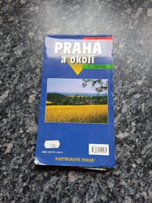 Street map of Prague - Free shipment