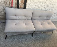 2 seater grey sofa
