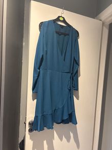 river island wrap around dress
